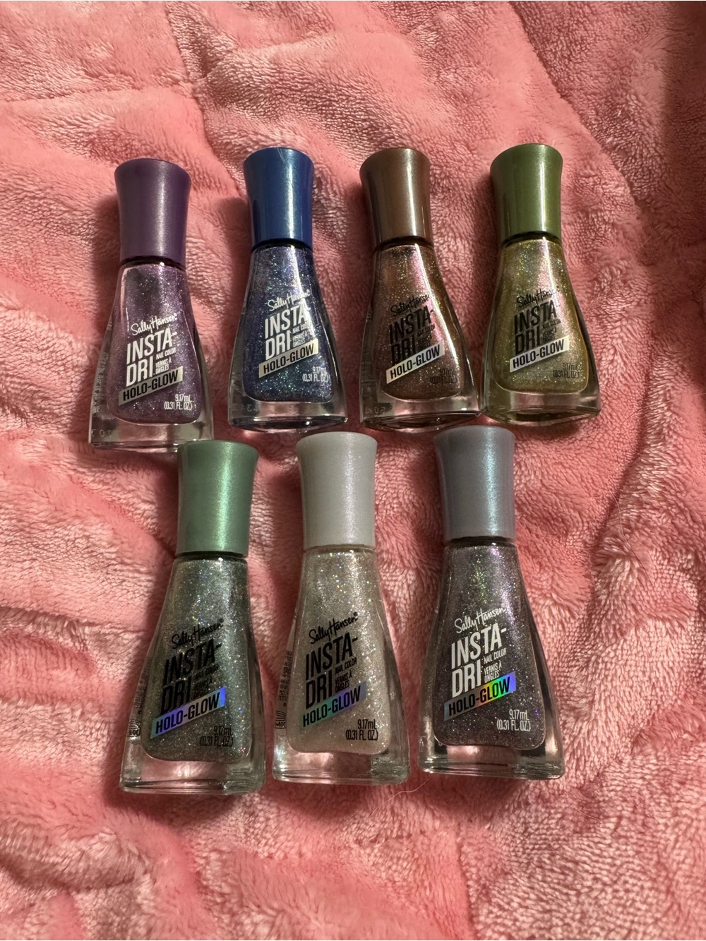 Sally Hansen Insta-Dri Holo-Glow Lot